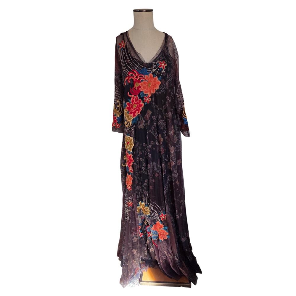 Johnny Was Kylar Mesh Maxi Dress new with tags